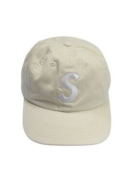 Supreme S Logo Hat in Ivory